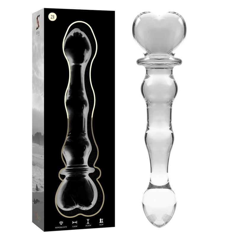 Nebula Dildo Cristal Modelo 21 Transparente - Ibiza - Dildos o Consoladores