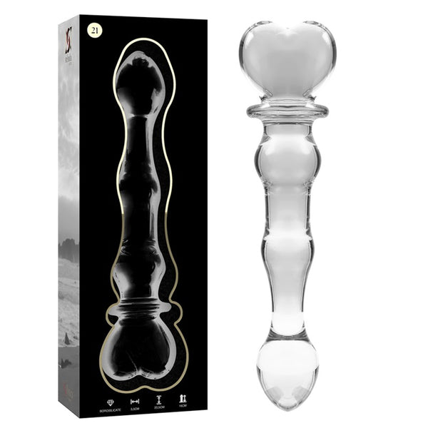 Nebula Dildo Cristal Modelo 21 Transparente - Ibiza - Dildos o Consoladores