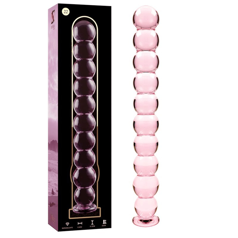 Nebula Dildo Cristal Modelo 22 Rosa - Ibiza - Dildos o Consoladores
