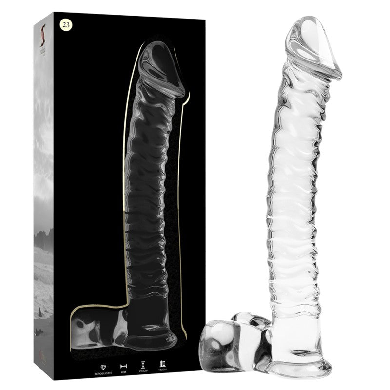 Nebula Dildo Cristal Modelo 23 Transparente - Ibiza - Dildos o Consoladores