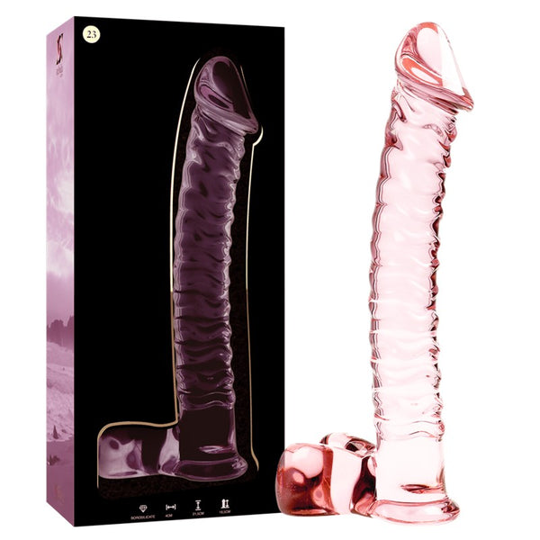 Nebula Dildo Cristal Modelo 23 Rosa - Ibiza - Dildos o Consoladores