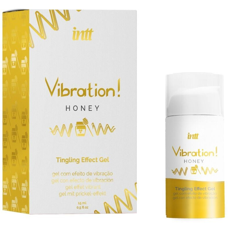 Vibrador liquido aroma Miel 15 ml - Intt - Estimulantes sexuales