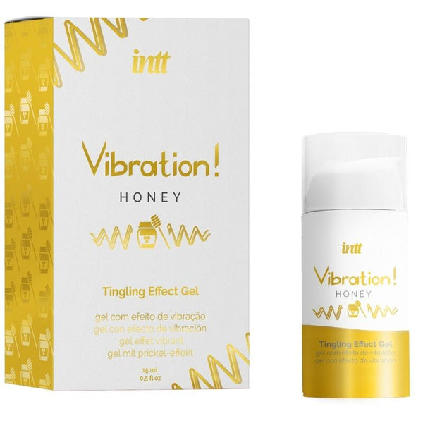 Vibrador liquido aroma Miel 15 ml - Intt - Estimulantes sexuales
