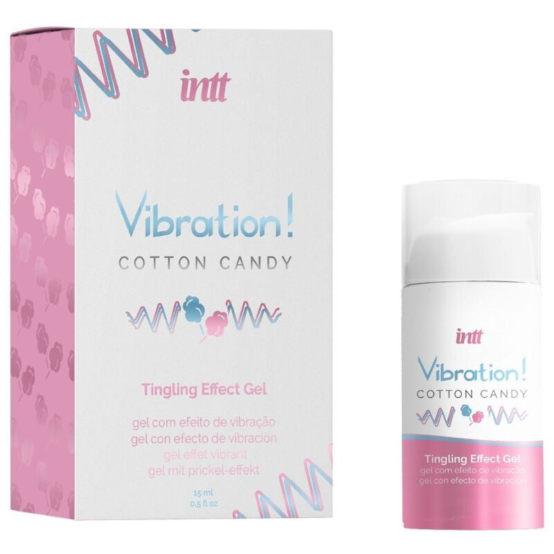 Vibrador liquido aroma Algodón de Azúcar 15 ml - Intt - Estimulantes sexuales