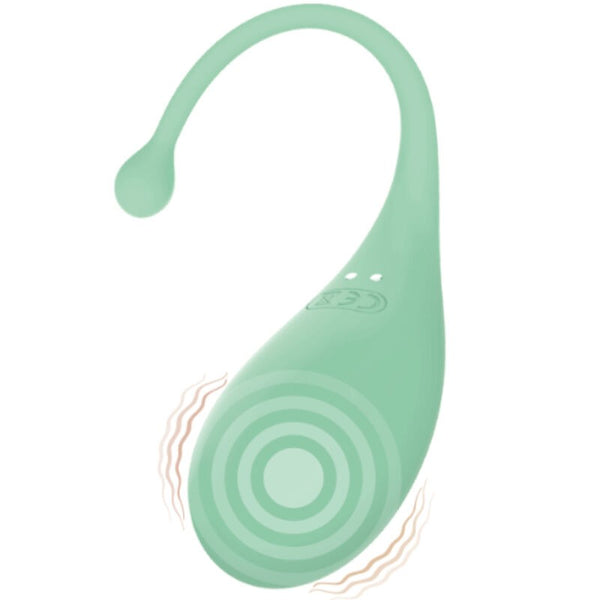 Huevo Vibrador Palpitation con APP Verde