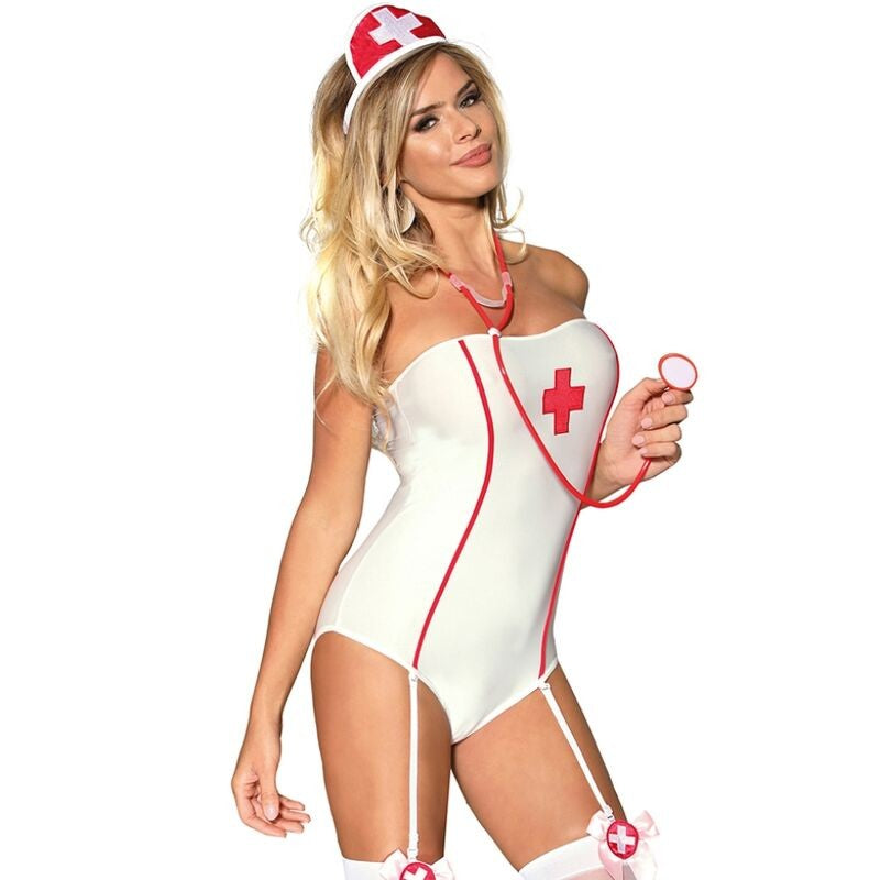 Disfraz Enfermera Sexy con Teddy S/M - Subblime - Lencería erotica (3)