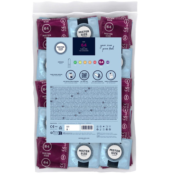 Mister Size Talla XL 64mm 100 uds