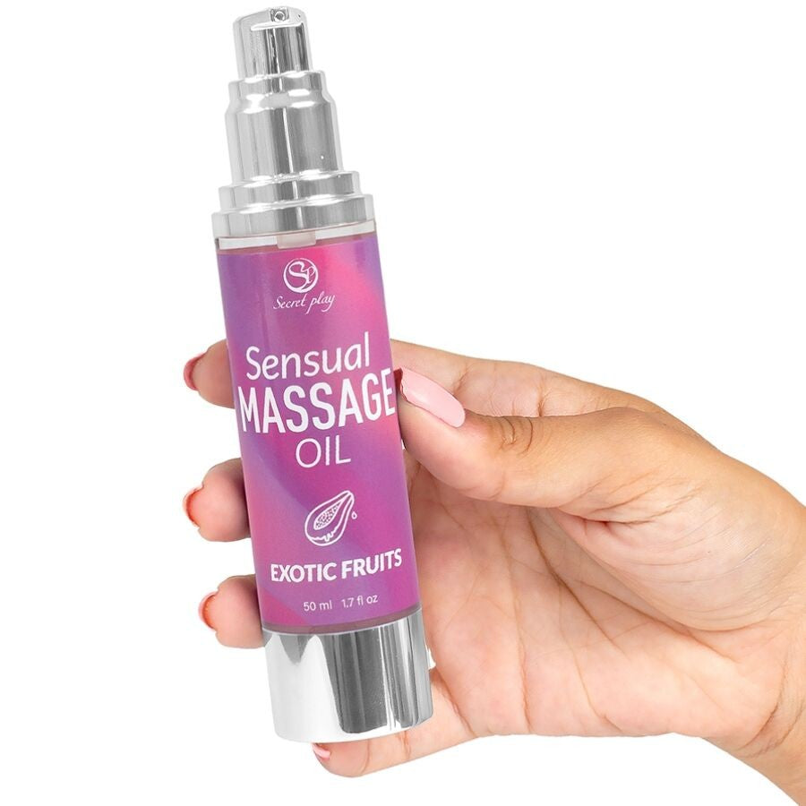 Aceite de Masaje Sensual Frutas Exóticas 50 ml - Secret Play - Aceite para masajes eróticos (3)