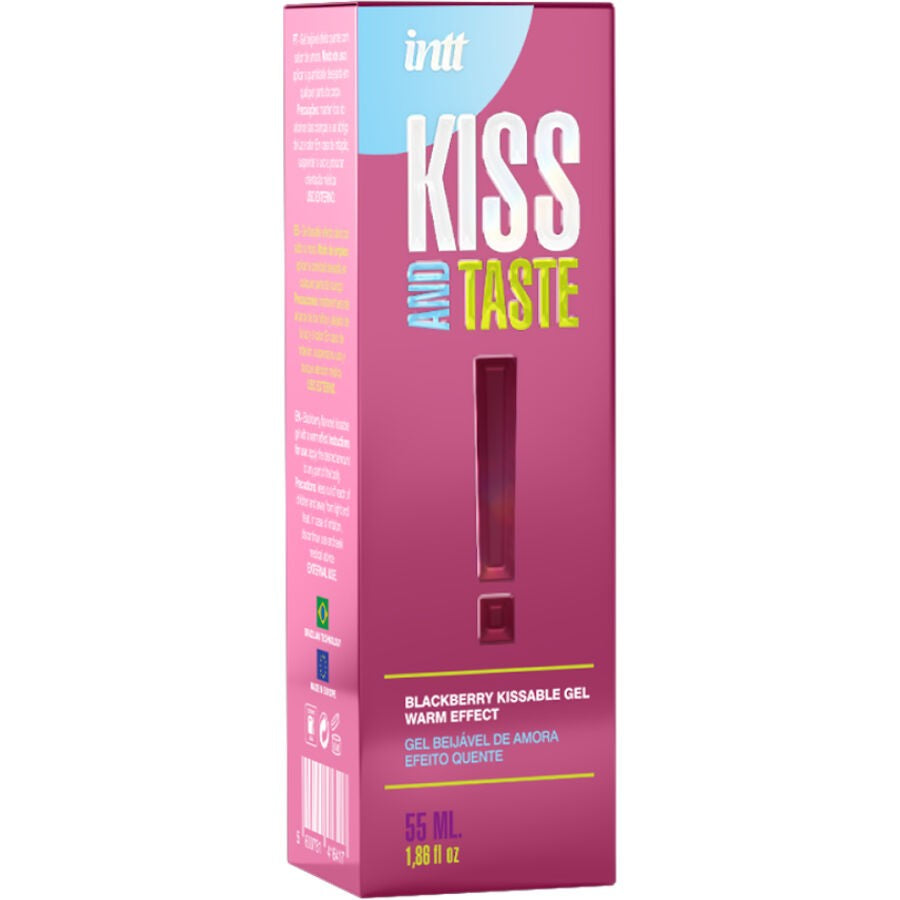 Lubricante Efecto Calor Sabor Mora 55 ml - Intt - Lubricantes sexuales (3)
