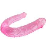 Double Flexible Dildo Pink - WhitePleasures - Dildos o Consoladores (2)