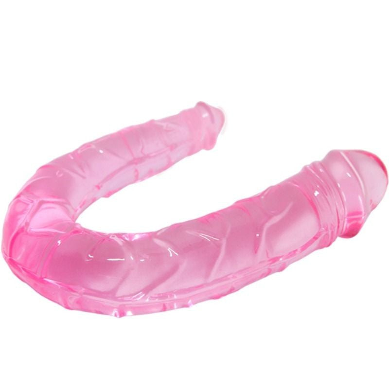 Double Flexible Dildo Pink - WhitePleasures - Dildos o Consoladores (2)