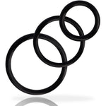 Set de anillas Addicted - Addicted Toys - Anillo vibrador para el pene (con y sin vibración)