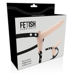Arnés vibrador silicona 15cm - FetishSubmissive - Arneses con pene o dildo Strap-On (2)