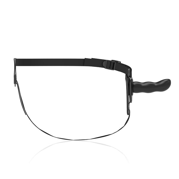 Arnés silicona negro Punto G 12.5 cm