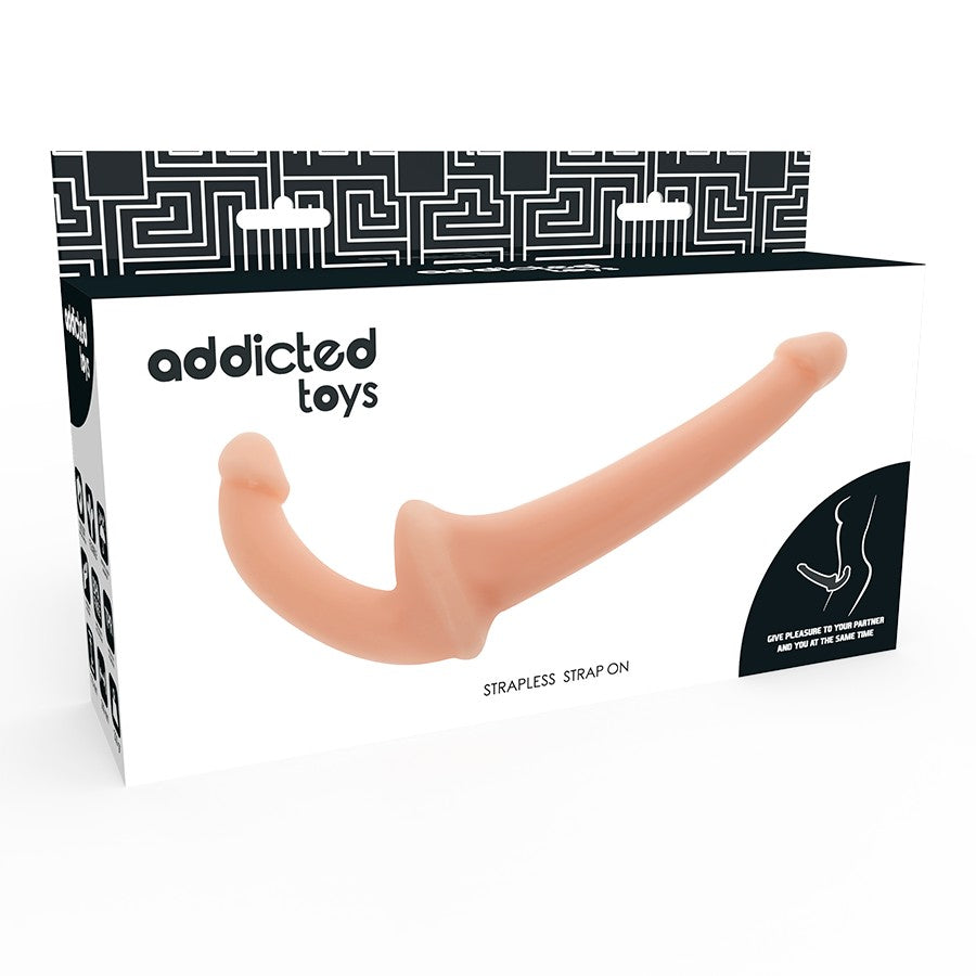 Arnés sin sujeción carne - Addicted Toys - Arneses con pene o dildo Strap-On (2)