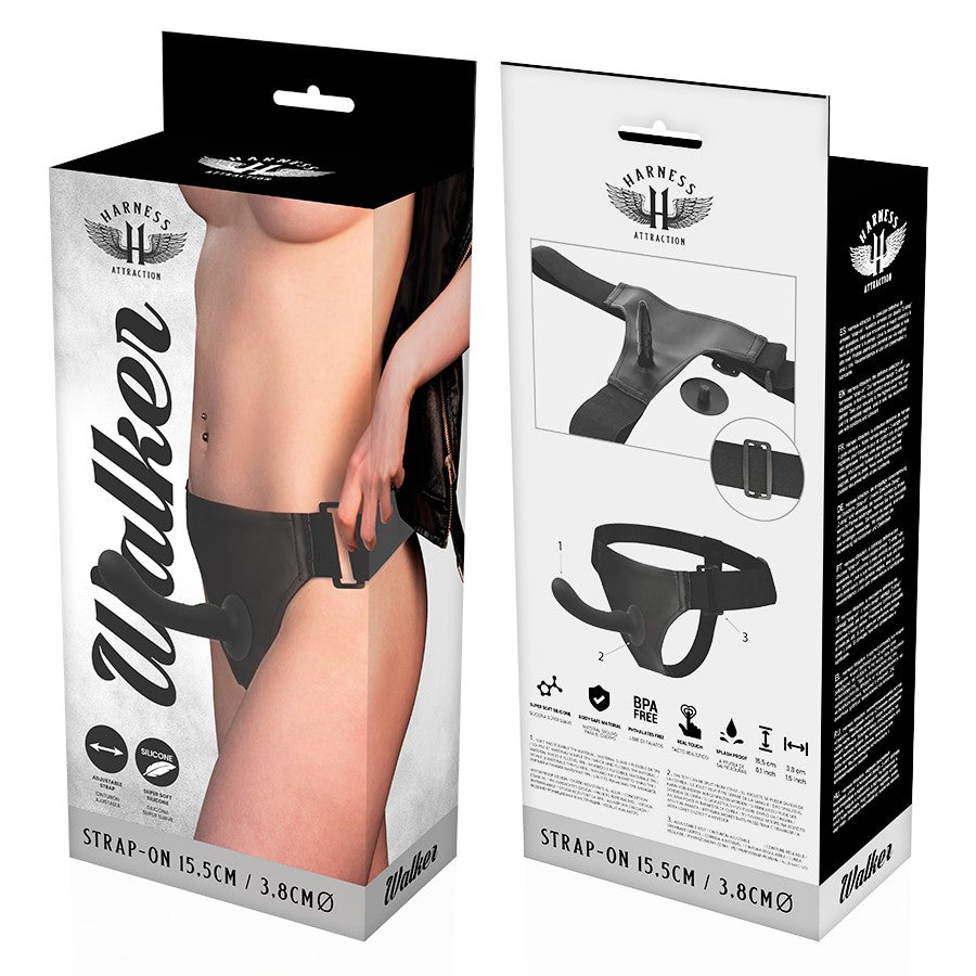 Arnés Walker Punto G 15,5 cm - HarnessAttraction - Arneses con pene o dildo Strap-On (5)