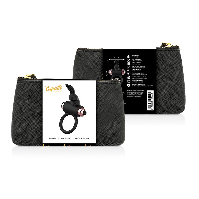 Anillo vibrador coqueta - Coquette - Anillo vibrador para el pene (con y sin vibración) (2)