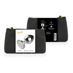 Plug anal L Cristal Plateado 4 cm 1