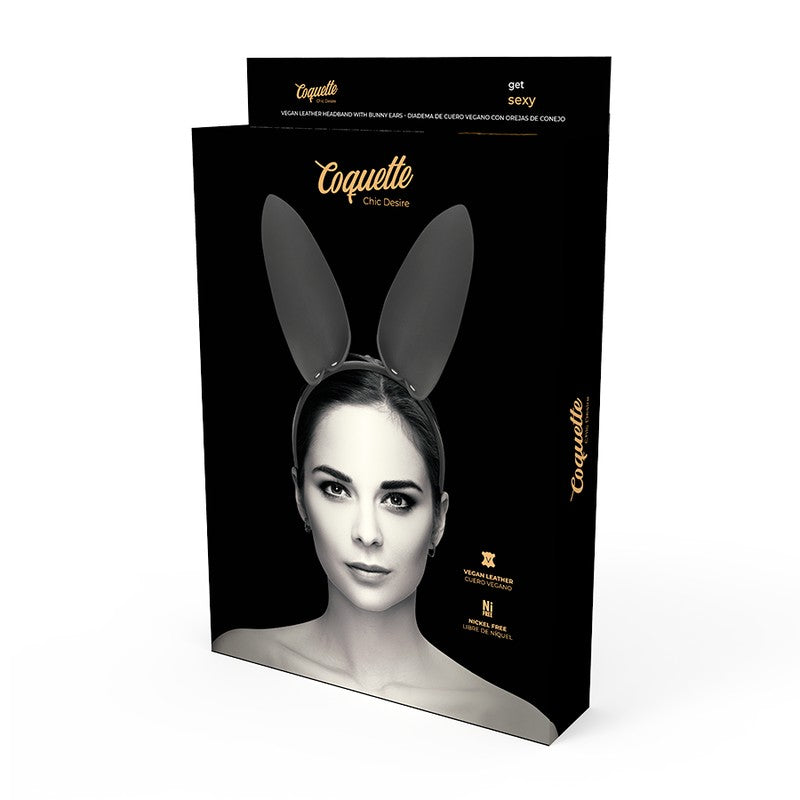 Diadema con Orejas de Conejo - Coquette - Lencería erotica (2)