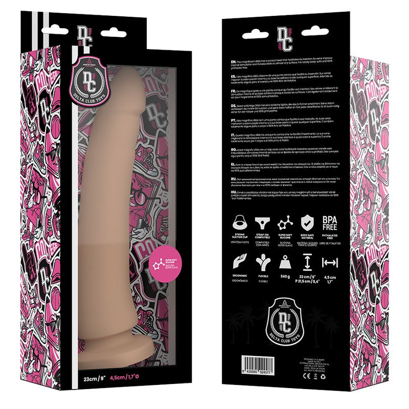 Natural 23 x 4.5 cm - Delta Club - Dildos o Consoladores (4)
