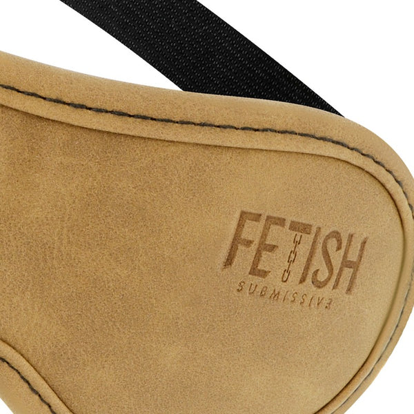 Antifaz Cuero Vegano Dorado