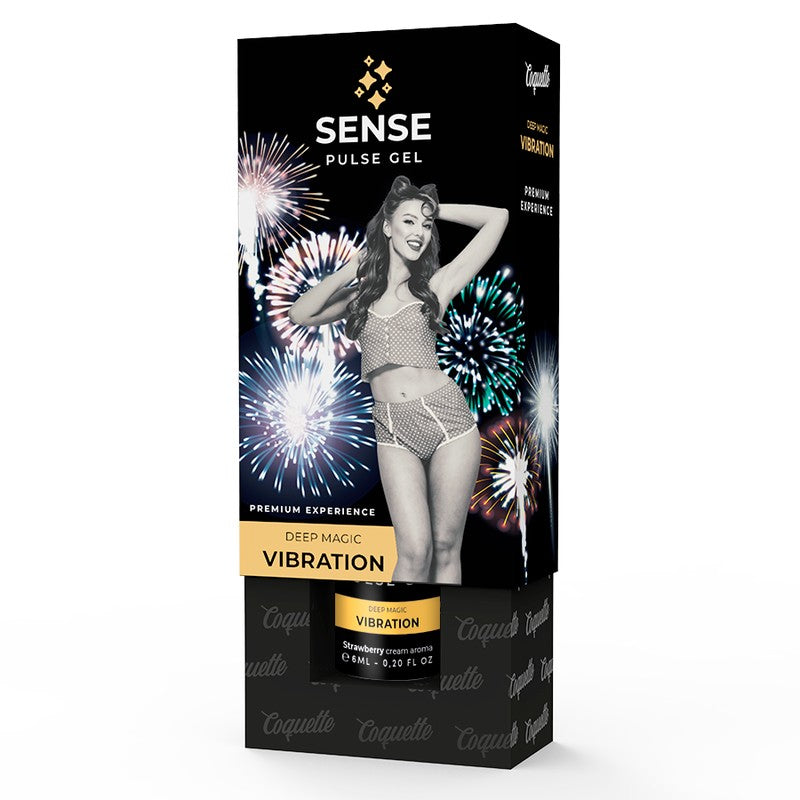Vibrador Líquido Pulse Gel Fresa 6 ml - Coquette - Estimulantes sexuales (2)