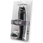 Consolador con testículos negro 25,5 cm - Toyjoy - Dildos o Consoladores (2)