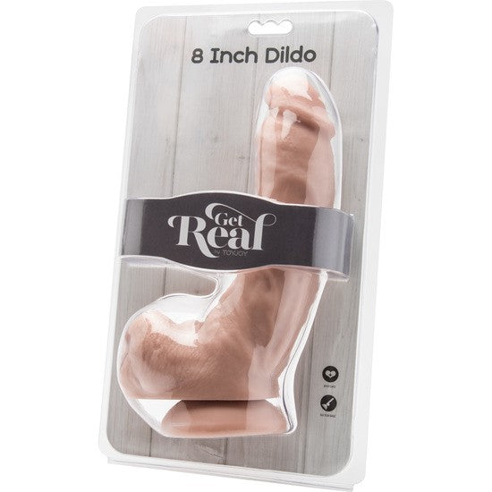 Dildo con testículos 20,5 carne - Toyjoy - Dildos o Consoladores (2)