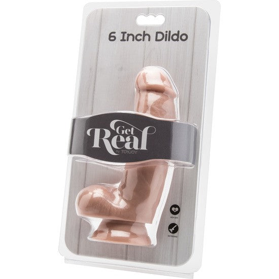 Consolador con testículos 15 cm carne - Toyjoy - Dildos o Consoladores (2)
