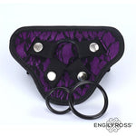 Miley Arnés Universal Ajustable 3 Anillo de Silicona Púrpura - ENGILY ROSS - Arneses con pene o dildo Strap-On (2)