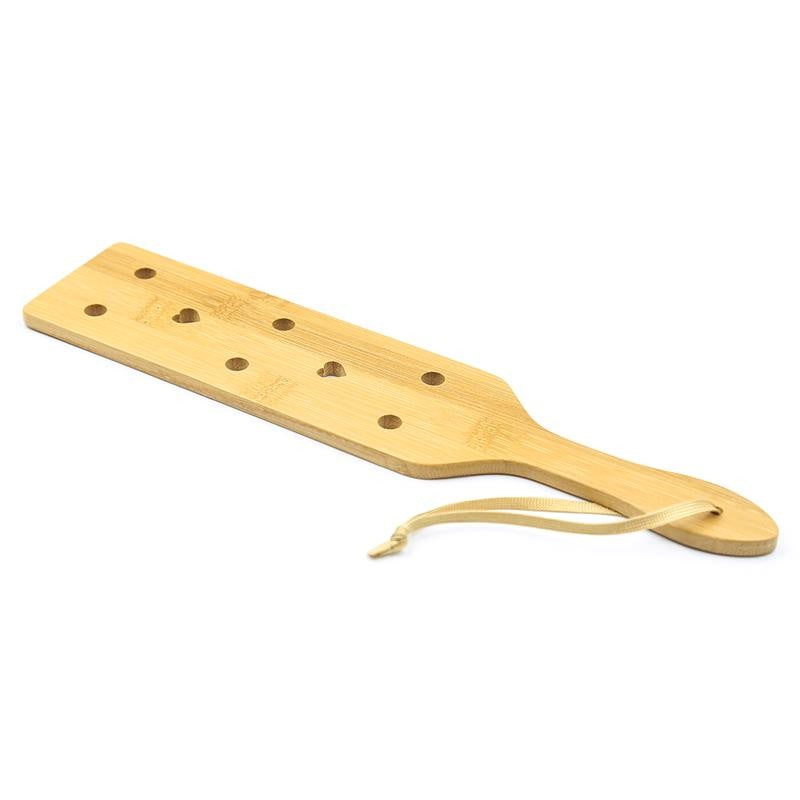Pala de Bambú con Corazones 33 cm - Latetobed - Fustas y látigos (2)