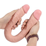 Dildo doble forma de U Blake 46 cm - Shequ - Dildos o Consoladores