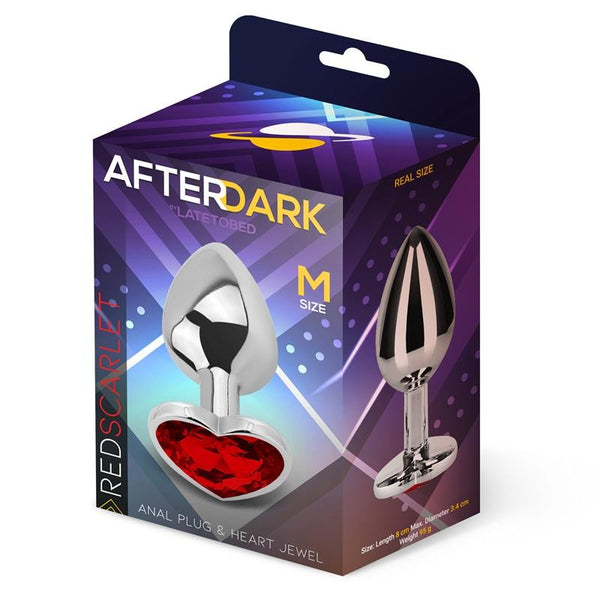 Plug Anal Corazón Rojo Talla M