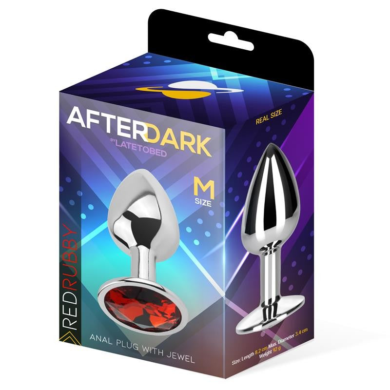Plug Rubí Rojo M - AfterDark - Plugs anales (3)