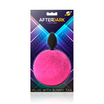 Plug Anal con Pompón Rosa Talla S - AfterDark - Plugs anales (2)