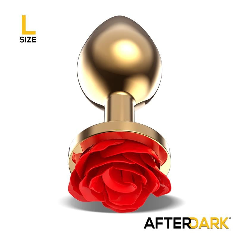 Bella Plug de Metal Dorado Talla L - AfterDark - Plugs anales (2)