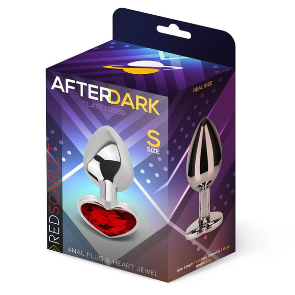 Plug Anal Corazón Rojo Talla S