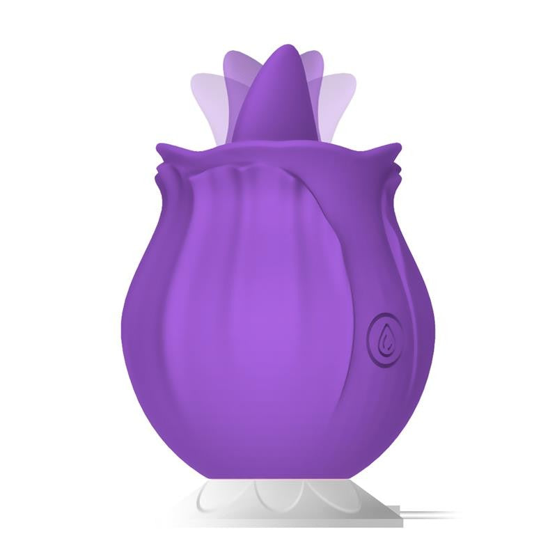 Vibrador con lengua Violet - Intense - Vibradores (2)