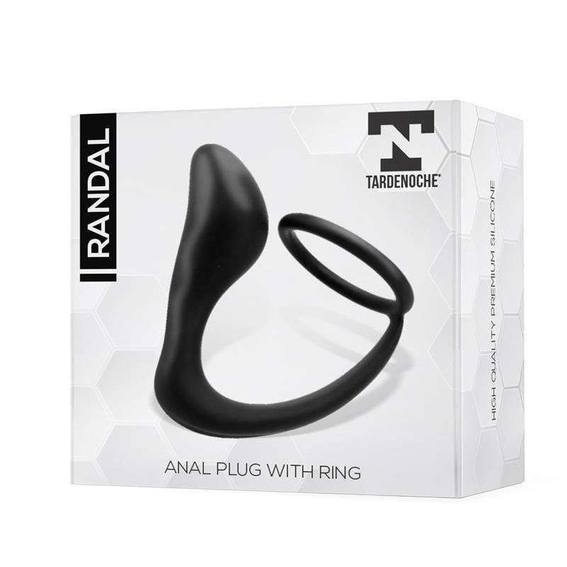 Plug Anal con Anillo para el Pene Randal - Tardenoche - Anillo vibrador para el pene (con y sin vibración) (3)