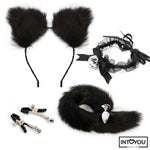 Set BDSM Cosplay Gatita 4 Piezas - Intoyou - Kits para BDSM