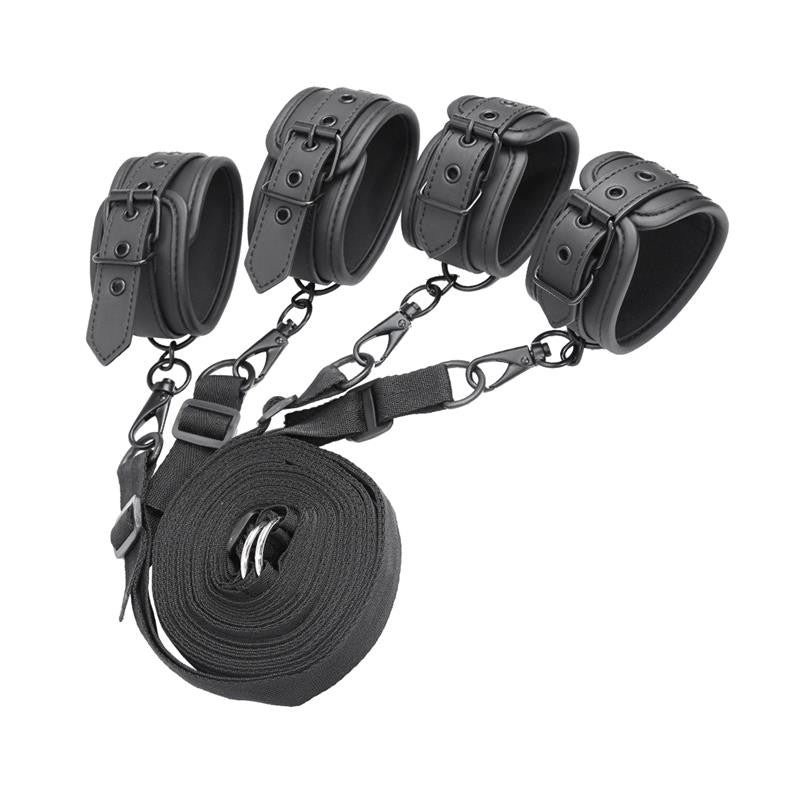 Set de Restricciones para la Cama Cuero Vegano 1