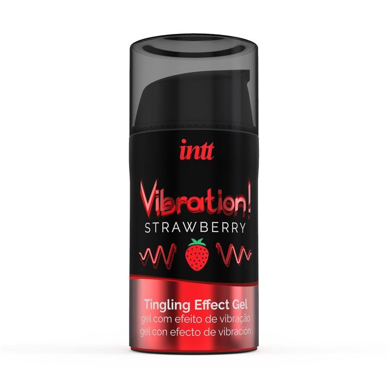 Vibrador Líquido Fresa 15 ml - Intt - Estimulantes sexuales (2)