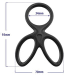 Silicone Ball Spreader - Beast Rings - Anillo vibrador para el pene (con y sin vibración) (3)