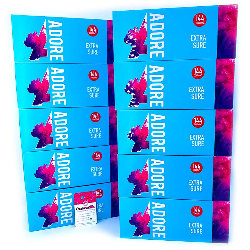 10 Cajas Adore Natural 144 uds
