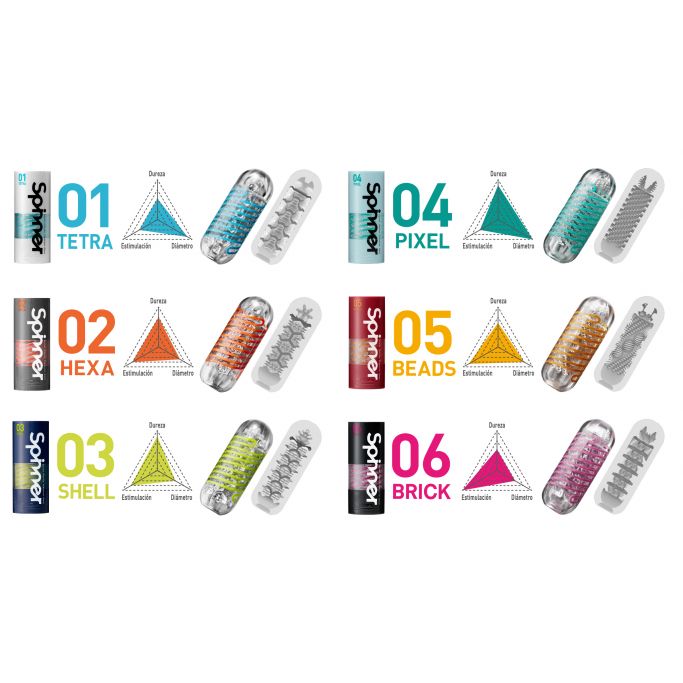 Tenga Spinner Shell 03 - Tenga - Masturbadores masculinos (5)