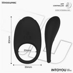 Anillo Vibrador Ringo con APP Negro - Intoyou App Series - Anillo vibrador para el pene (con y sin vibración) (9)