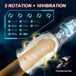 Spin + Vibración v2 - WhitePleasures - Masturbadores masculinos (6)