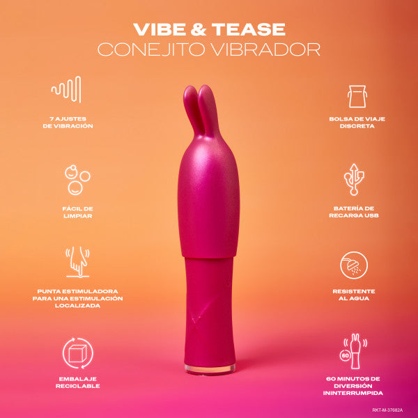 Conejito vibrador Vibe & Tease - Durex - Vibradores (3)