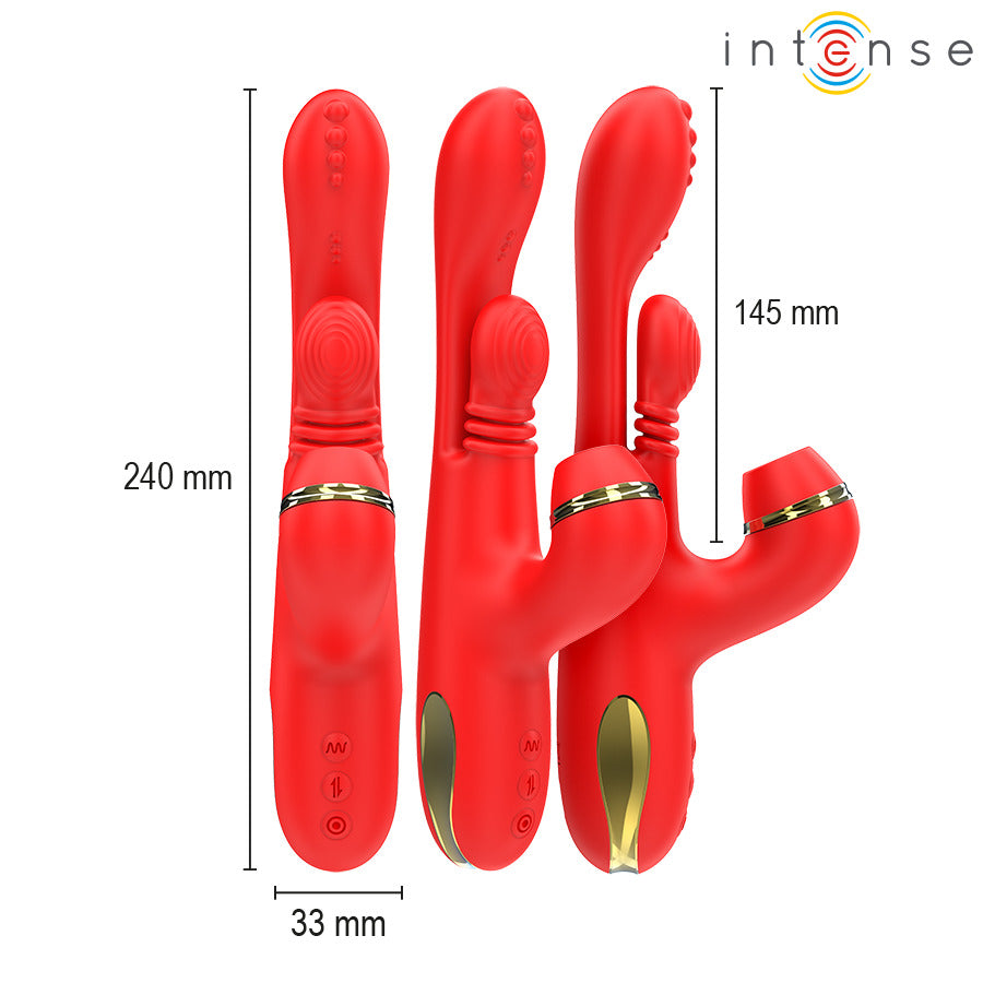 Katy Estimulador Multifunción con 4 Cabezales - Intense - Vibradores (5)