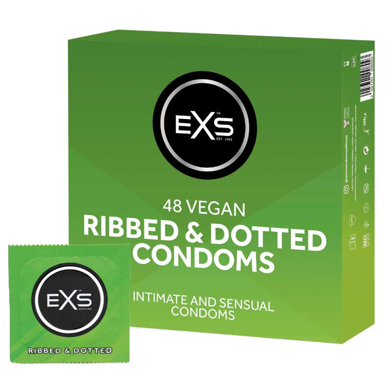 Ribbed Dotted 48 uds - EXS - Comprar preservativos o condones